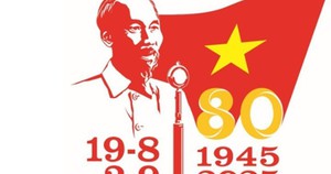 Công bố mẫu biểu trưng sử dụng trong các hoạt động tuyên truyền Kỷ niệm 80 năm Cách mạng tháng Tám và Quốc khánh 2/9