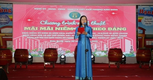Đặc sắc chương trình nghệ thuật chào mừng thành công Đại hội Đại biểu Đảng bộ phường Kiến Hưng lần thứ nhất