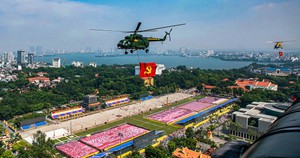 Sơ duyệt diễu binh ngày 27/8: Thời gian và vị trí 'vàng' ngắm trọn khoảnh khắc trực thăng kéo cờ