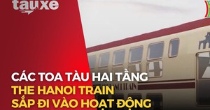 Các toa tàu hai tầng The Hanoi Train sắp đi vào hoạt động