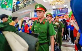 Hơn 500 chiến sĩ công an từ TP Hồ Chí Minh ra Hà Nội tập luyện diễu binh 80 năm Quốc khánh