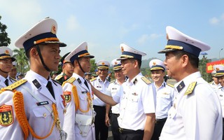 Naval forces prepare for grand military parade