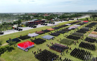 [In Pictures] Images of soldiers at second parade rehearsal for A80 event