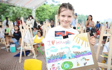 Children’s art competition spreads message of peace