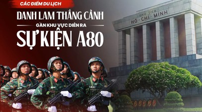 Khám phá loạt điểm du lịch gần lễ diễu binh A80
