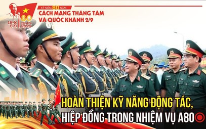 Hoàn thiện kỹ năng động tác, hiệp đồng trong nhiệm vụ A80