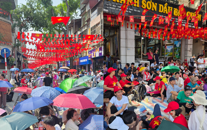 Bất chấp nắng nóng, hàng nghìn người đổ về Quảng trường Ba Đình chờ buổi Tổng hợp luyện lần 2