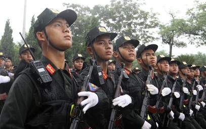 Gần 3.000 cán bộ, chiến sĩ tham gia diễu hành sáng 10/8